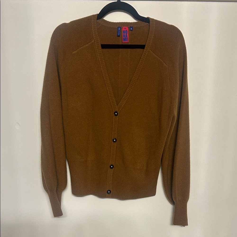 Brown Women's Cardigan Sweater